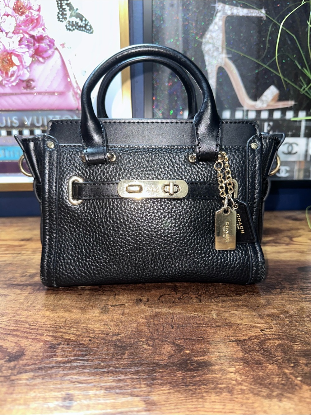 Coach Swagger mini satchel (no strap)